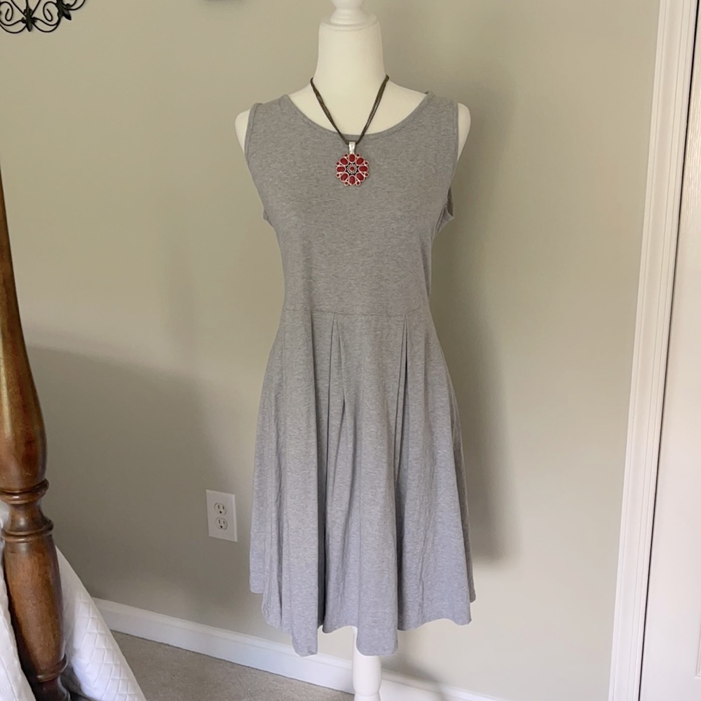Gray tank midi tank dress, size XL